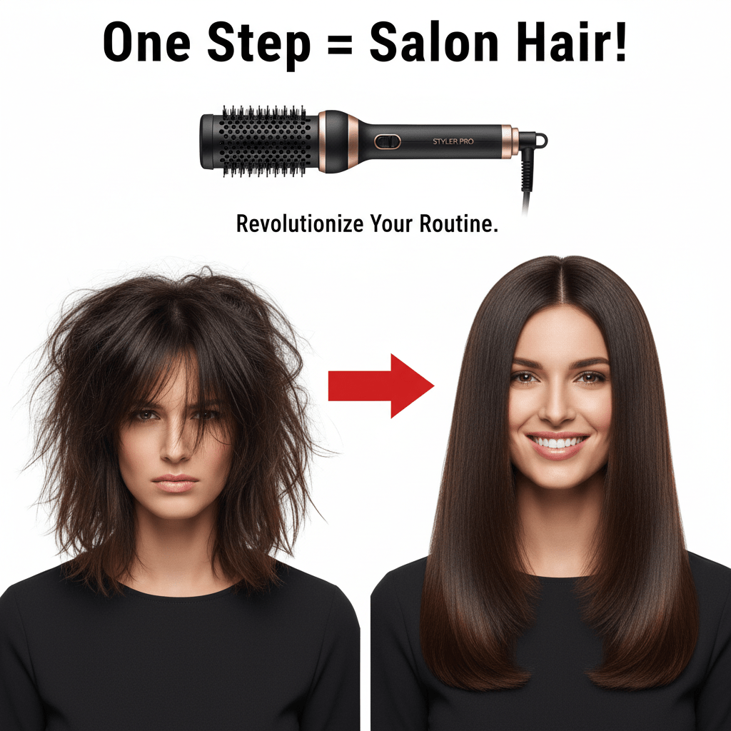 One Step Hair Dryer & Styler. - TrendBuyPK