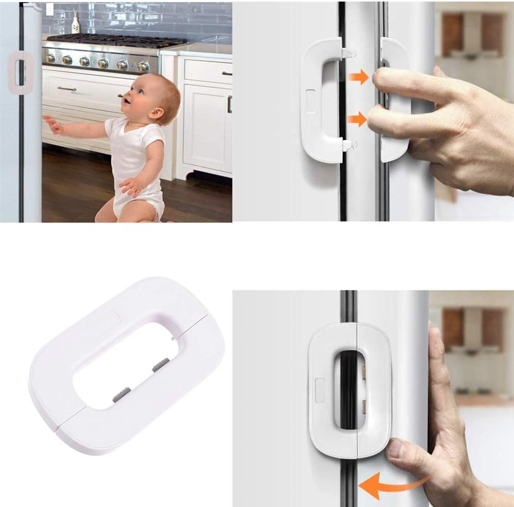 Fridge Door Lock – Fixes Loose Doors & Child Proof | 3M VHB Adhesive - TrendBuyPK