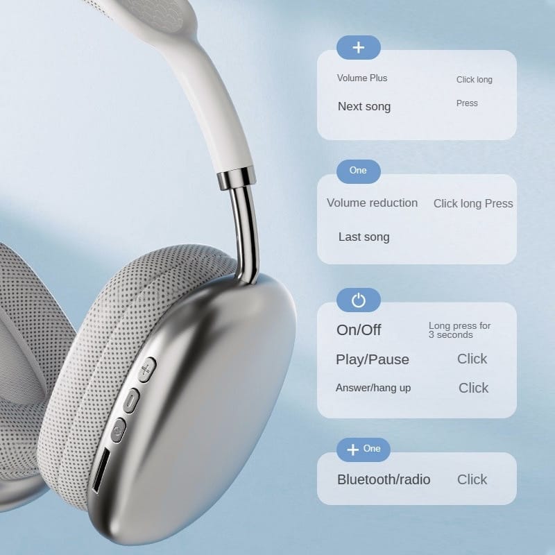 P9 Wireless Bluetooth Headphones - TrendBuyPK