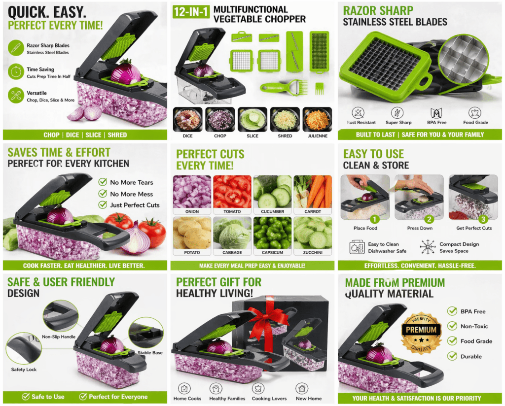 16 - in - 1 Vegetable Chopper - TrendBuyPK