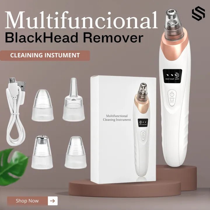 5 in 1 Blackhead Remover Vacuum Pore Cleaner – - TrendBuyPK