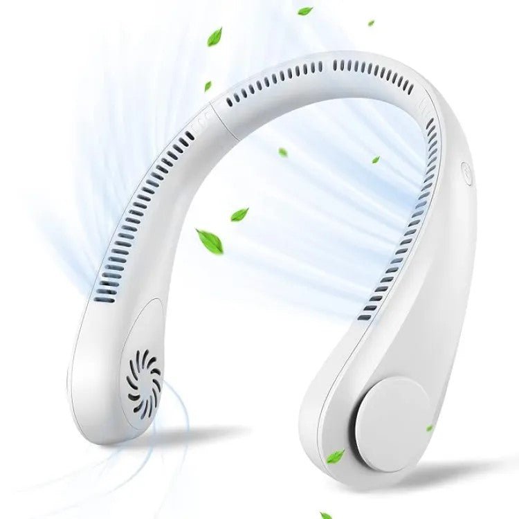 Bladeless Neck Fan – Portable Wearable Air Cooler with 3 Speed Modes - TrendBuyPK